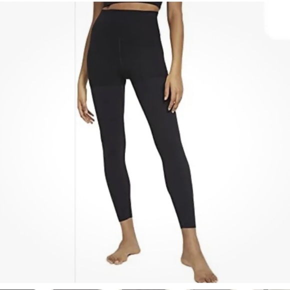 NIKE YOGA LUXE LEGGINGS BLACK 7/8 LEGGING WORKOUT S NWT - Picture 15 of 16